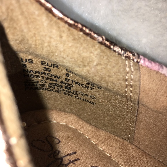 Soft Style Metallic Pink Fairfax Sneakers - Size 8 - Picture 7 of 8